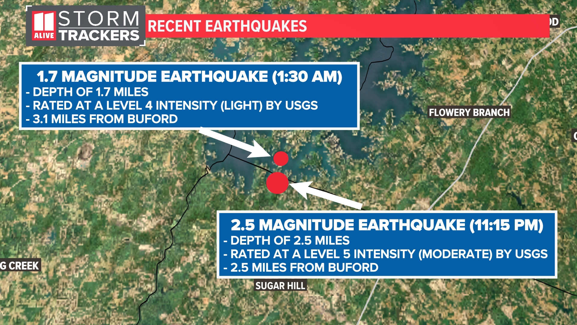 Earthquakes in Georgia 2024