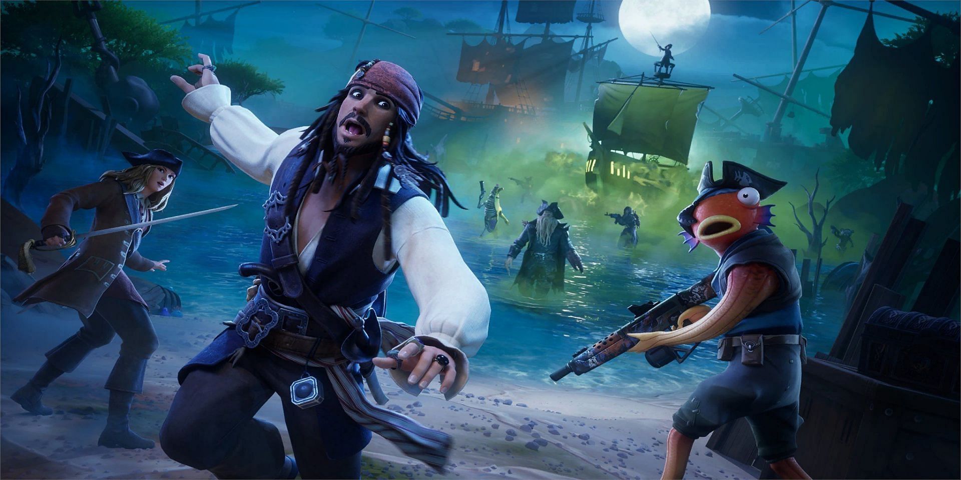 Pirates of the Caribbean Skins and Ghost Ship POI Leaked for Fortnite Fans